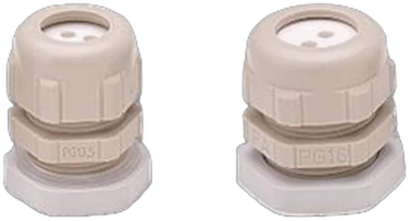 PG16 PVC Verschraubung mit Ausgang für 2/4 LWL Patchkabel