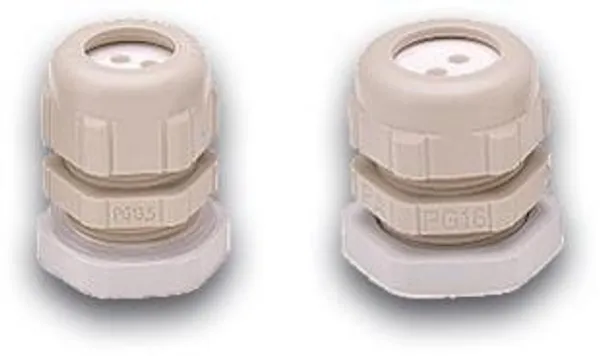 PG29 PVC Verschraubung mit Ausgang für 12/24 LWL Patchkabel