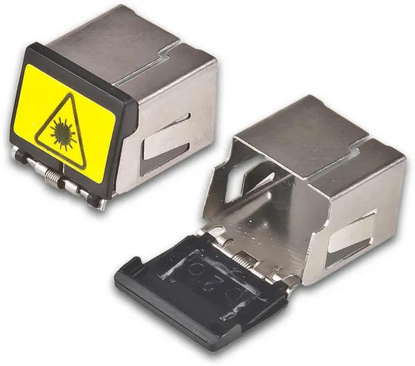 Staubschutzkappe für SC Simplex Kupplung mit Dual Shutter