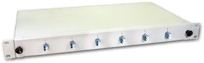 LWL Spleissbox, 12 Fasern, 6x DLC Singlemode, 9/125µm OS2 G657.A1 Pigtail