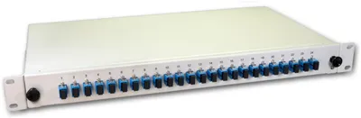 LWL Spleissbox, 24 Fasern, 24x SC Singlemode, 9/125µm OS2 G657.A1 Pigtail
