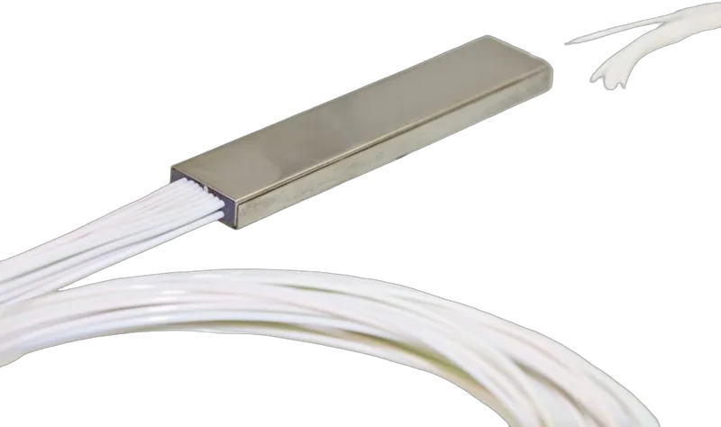 PLC Splitter 1xN mit 0,9mm Kabel, LC/APC, G657.A1, 900µm Faser, 1260-1650nm