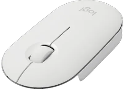 Logitech Maus M350 Pebble - kabellos/Bluetooth *weiß*