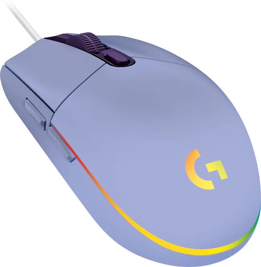 Logitech Maus G102 Lightsync - kabelgebunden *violett*