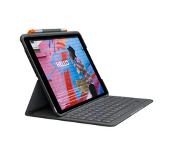 Logitech 920-009480 mobile device keyboard QWERTY UK English Bluetooth Graphite