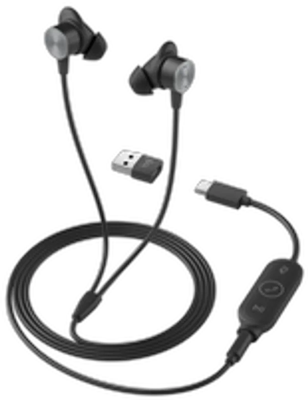 Logitech Logi Zone Wired Earbuds - GRAPHITE - USB - EMEA-914
