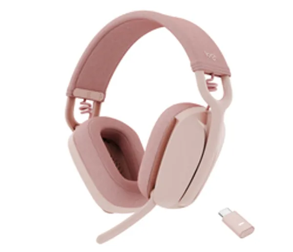 Logitech Zone Vibe Wireless MS - ROSE,A00167/A00172,MS,MFI - BT - EMEA-914 - QUADRUN DG,TEAMS,ZOOM,GOOGLE