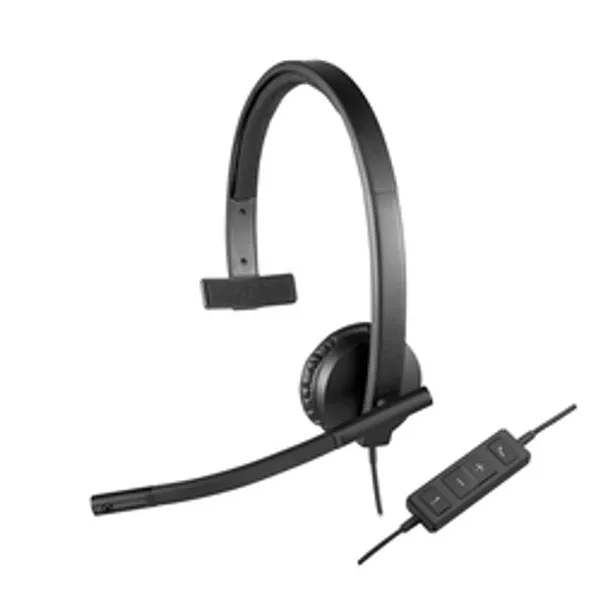 Logitech H570e Headset Wired Head-band Office/Call center USB Type-A Black
