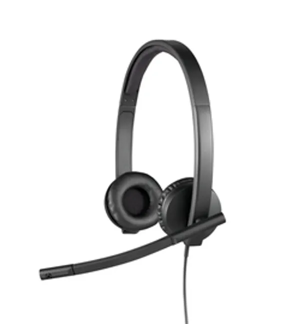 Logitech H570e - Headset - On-Ear - kabelgebunden - USB-C - Zertifiziert für Microsoft Teams