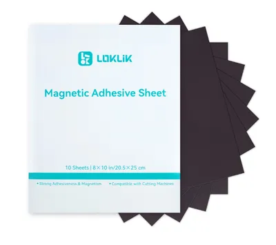 LOKLiK Magnetisches Blatt 0,5 mm - 10er Pack