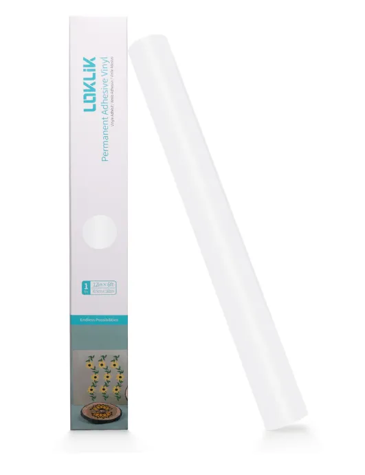 LOKLiK Permanent Adhesive Vinyl Matte - White