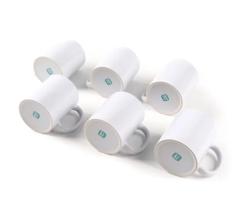 LOKLiK Sublimations Tasse - 6er Pack *weiß*