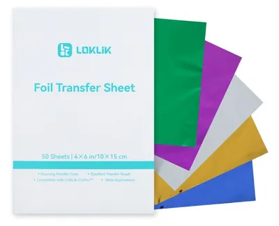 LOKLiK Folien-Transferbögen - 5 Farben - 50er Pack