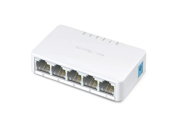 TP-LINK MS105 5-Port 10/100Mbps Desktop Switch SPEC: 5× 10/100 Mbps Ports