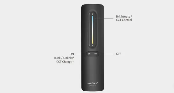 MiBoxer C3-W LED Fernbedienung 2,4GHz dual white (CCT) + Dimm (w)