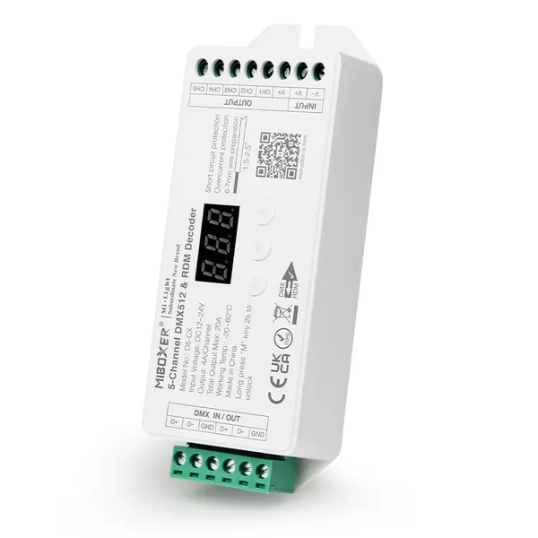 MiBoxer D5-CX LED DMX 5-Kanal LED Controller