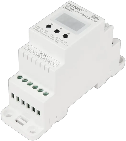 MiBoxer D5-T LED Controller DMX 5-Kanal für DIN-Schiene