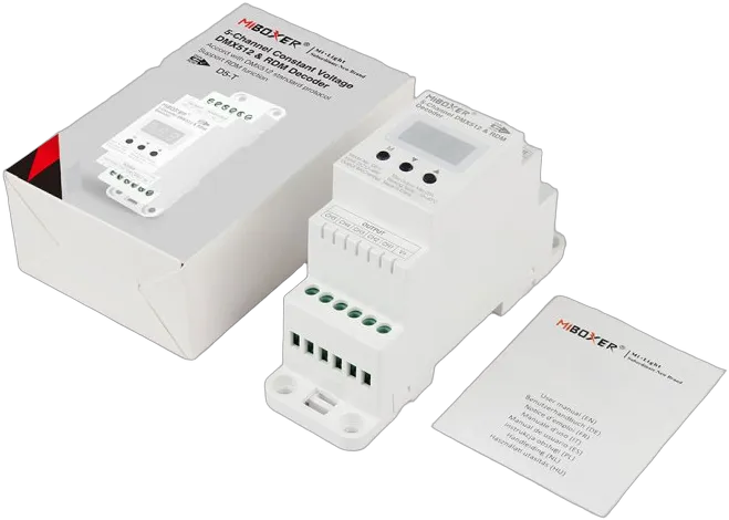 MiBoxer D5-T LED Controller DMX 5-Kanal für DIN-Schiene