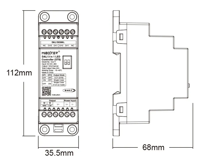 Synergy 21 LED DALI 3in1 LED Controller (DT8) Hutschiene *Milight/Miboxer*