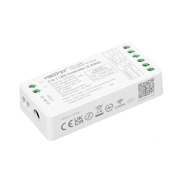 MiBoxer FUT035S+ LED Controller 2in1 (Dual White/Dim) DC12/24V 2,4G