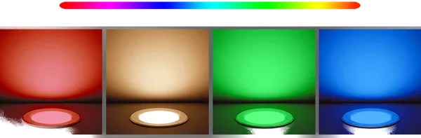 MiBoxer FUT068 LED Panel Rund 6W RGB-WW (RGB-CCT) mit Funk und WLAN