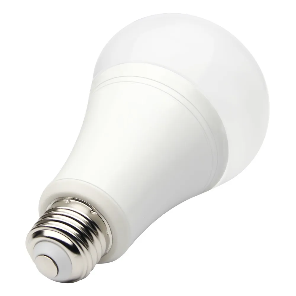 MiBoxer FUT105ZR LED-Retrofitlampe E27 12W RGB-WW mit Zigbee 3.0, weiße LED-Glühbirne mit silbernem Schraubsockel und