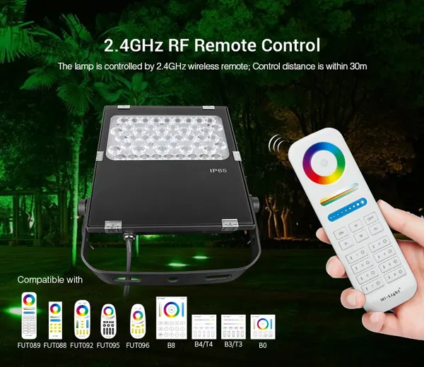 MiBoxer FUTC06 LED Flächenstrahler 50W RGB-WW (RGB-CCT) IP65 230V
