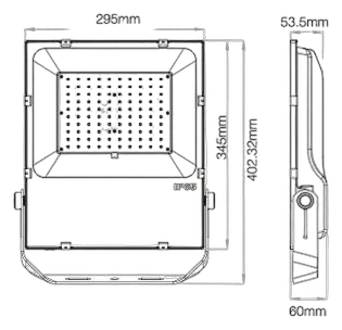 MiBoxer FUTT07 LED Flächenstrahler 100W RGB-WW (RGB-CCT) IP65 230V 160°