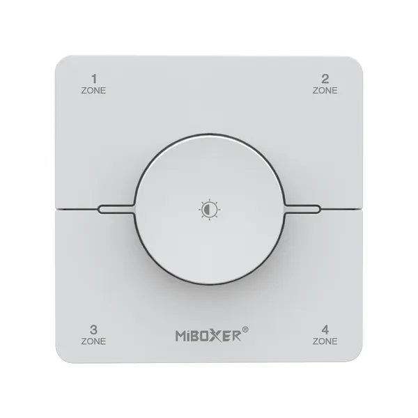 MiBoxer KOS-W LED Fernbedienung 2,4GHz dual white (CCT) 4 Zonen Drehbares Panel (w)