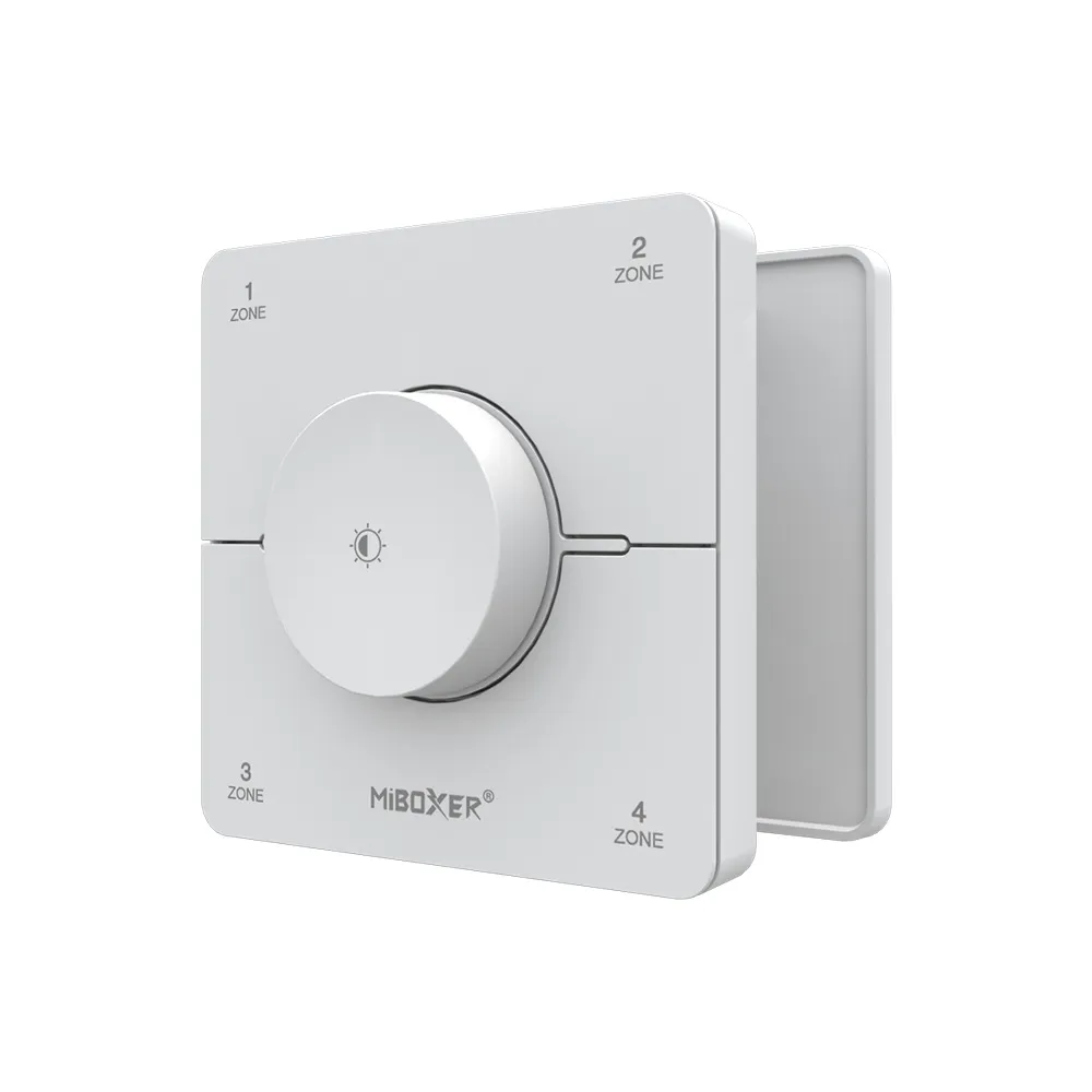 MiBoxer KOS-W LED Fernbedienung 2,4GHz dual white (CCT) 4 Zonen Drehbares Panel (w) MiBoxer KOS-W LED Fernbedienung 2,4GHz dual white (CCT) 4 Zonen Drehbares Panel (w)