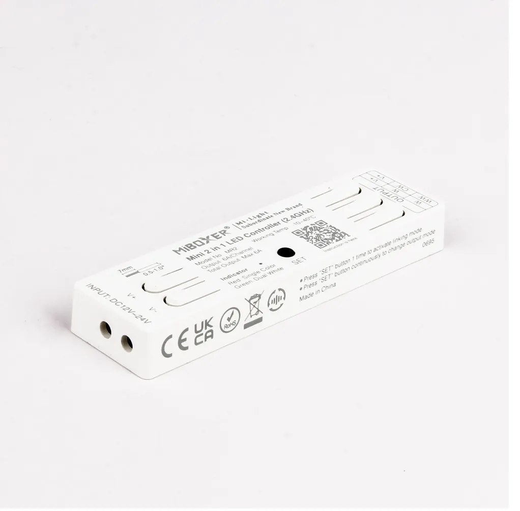 MiBoxer MR2 LED Controller Mini 2in1 (Single color/dual white) 2.4G MiBoxer MR2 LED Controller Mini 2in1 (Single color/dual white) 2.4G