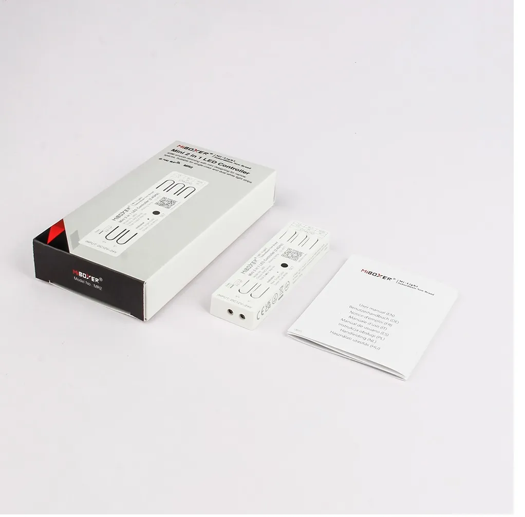 MiBoxer MR2 LED Controller Mini 2in1 (Single color/dual white) 2.4G MiBoxer MR2 LED Controller Mini 2in1 (Single color/dual white) 2.4G