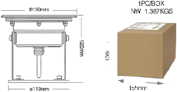 MiBoxer PLC-UW1 LED PLC Serie Underwater Light 9W RGB+CCT MiBoxer PLC-UW1 LED PLC Serie Underwater Light 9W RGB+CCT