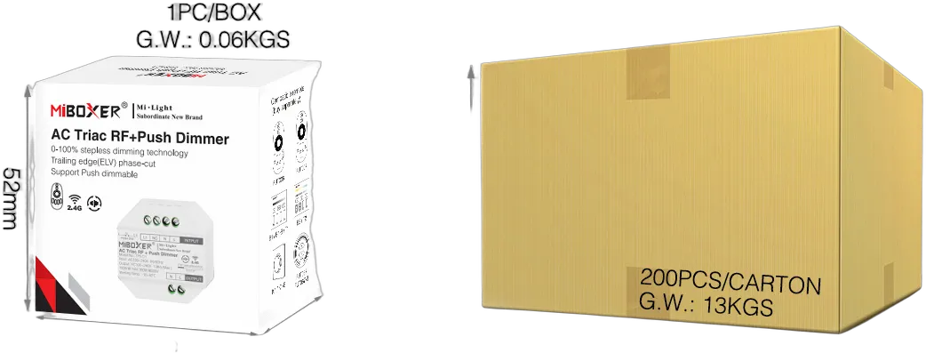Synergy 21 LED Dimmer Controller 2.4G wireless Dimming RF+Push *Milight/Miboxer* Synergy 21 LED Dimmer Controller 2.4G wireless Dimming RF+Push *Milight/Miboxer*