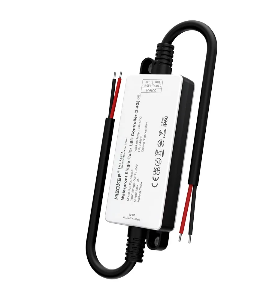MiBoxer S21-LED-L00240214 LED Controller ARGOS Waterproof IP66 Single Color 2.4G MiBoxer S21-LED-L00240214 LED Controller ARGOS Waterproof IP66 Single Color 2.4G