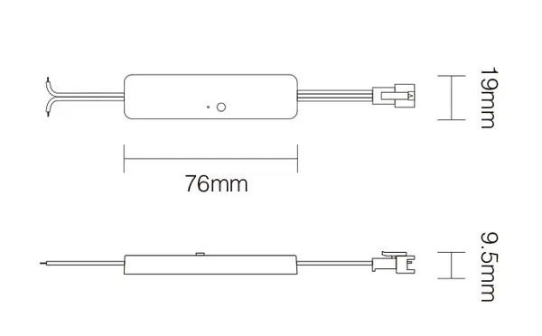 MiBoxer SPIR3-M LED Pixel LED Controller SPI-Serie 3 in 1 Mini-Controller (2.4GHz)