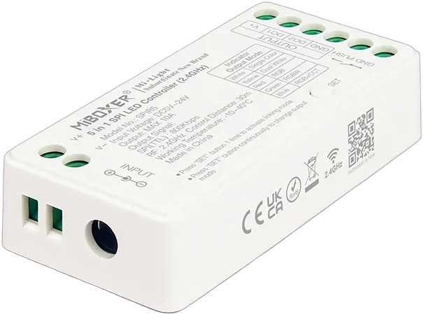 MiBoxer SPIR5 LED Pixel LED Controller SPI-Serie 5 in 1 SPI (2.4GHz)