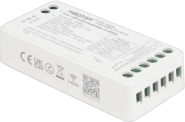 MiBoxer SPIR5 LED Pixel LED Controller SPI-Serie 5 in 1 SPI (2.4GHz)