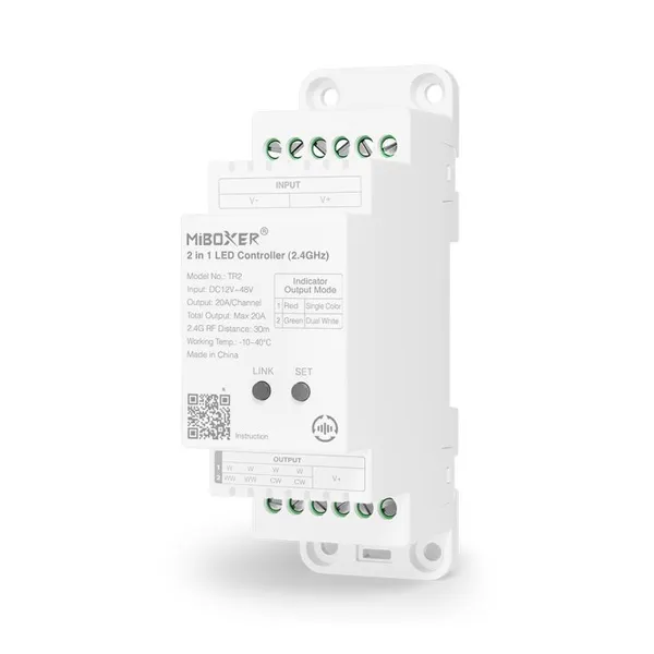 Synergy 21 LED Controller 2 in 1 Track LED Controller (2.4G) Single colour/CCT(dual white) DC12/24V 2.4GHz *Milight/Miboxer*