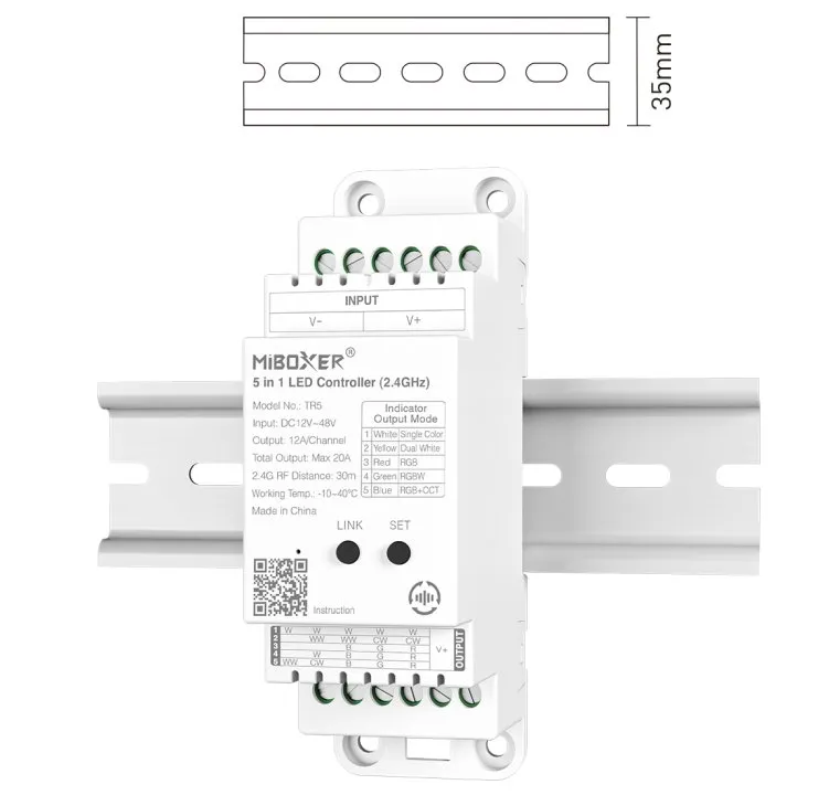 Synergy 21 LED Controller 2 in 1 Track LED Controller (2.4G) Single colour/CCT(dual white) DC12/24V 2.4GHz *Milight/Miboxer* Synergy 21 LED Controller 2 in 1 Track LED Controller (2.4G) Single colour/CCT(dual white) DC12/24V 2.4GHz *Milight/Miboxer*