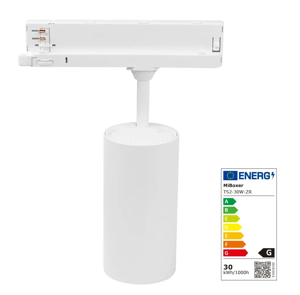 MiBoxer TS5-30W-ZR LED Track Spotlight 30W RGB-WW (RGB-CCT) Zigbee 3.0 + 2.4G weiß