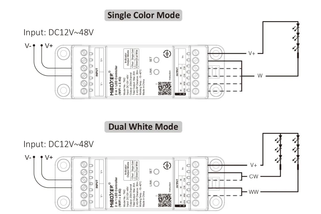Synergy 21 LED Controller 2 in 1 Track LED Controller Single colour/CCT(dual white) DC12/24V WiFi+2.4GHz *Milight/Miboxer* Synergy 21 LED Controller 2 in 1 Track LED Controller Single colour/CCT(dual white) DC12/24V WiFi+2.4GHz *Milight/Miboxer*