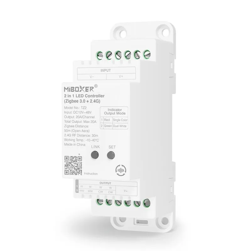 Synergy 21 LED Controller 2 in 1 Track LED Controller Single colour/CCT(dual white) DC12/24V ZigBee 3.0+2.4GHz *Milight/Miboxer*