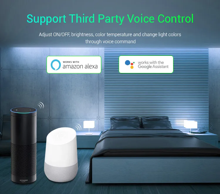 MiBoxer WL5 LED Controller 5in1 RGB-WW (RGB-CCT) DC12~24V WiFi + 2.4G Alexa Serie