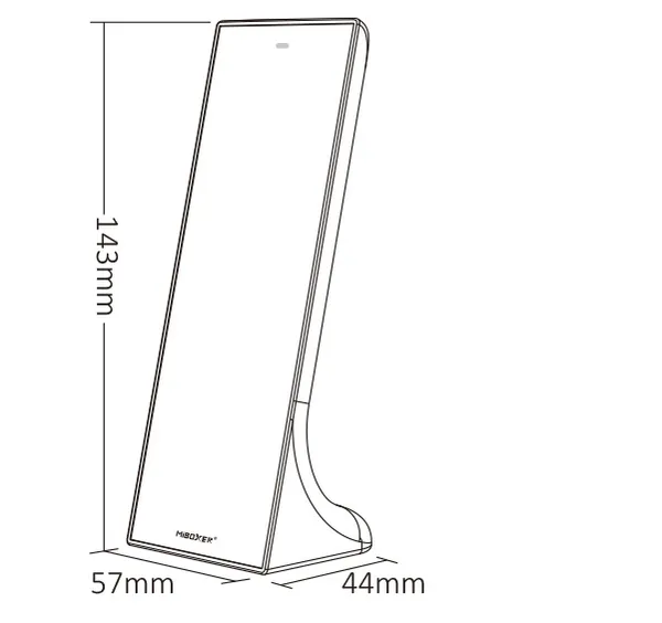 MiBoxer Y1-W LED Fernbedienung 2,4GHz single color 3 Zonen vertikal (w)