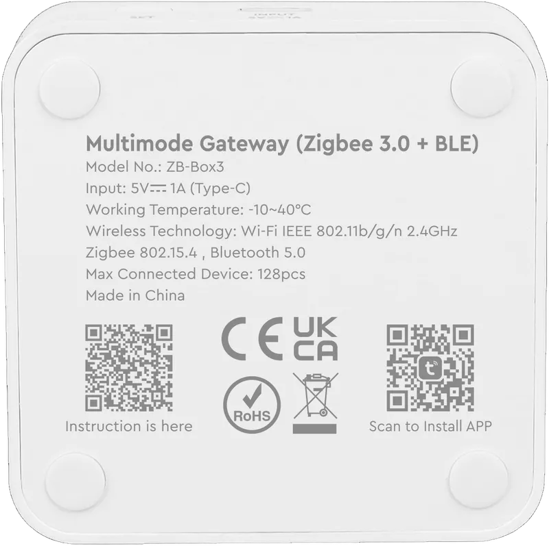 MiBoxer ZB-BOX2 LED Gateway wired Zigbee 3.0