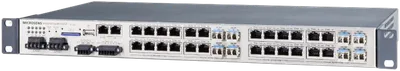 Microsens Ruggedized 19" 25 Port Gigabit Ethernet Switch, PoE+ BS, 8xSFP, MS400890MX-BS