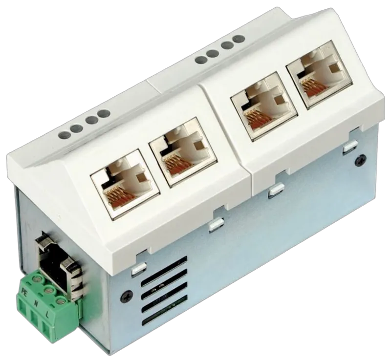 Microsens 5 Port Fast Ethernet Installations-Switch, 5 x RJ45, MS450330M-G6+