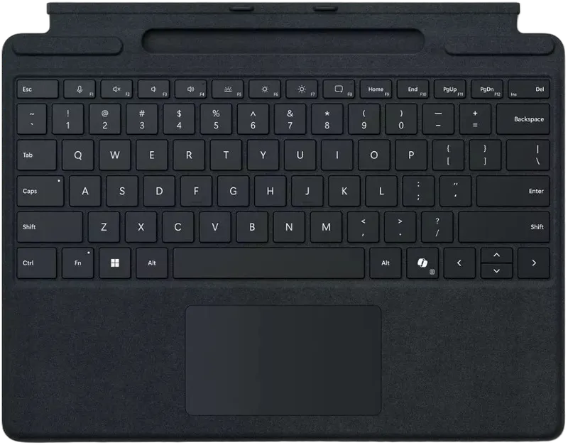 MS Surface Pro Zubehör Type Cover mit Pen Ablage *schwarz* - Italienisch