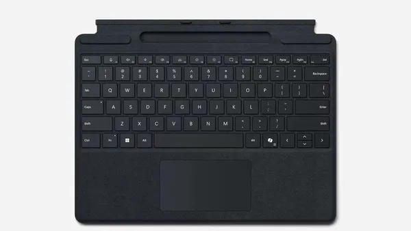 MS Surface Pro Zubehör Type Cover mit Pen Ablage *schwarz* - Belgisch